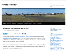 Tablet Screenshot of blog.flymefriendly.com